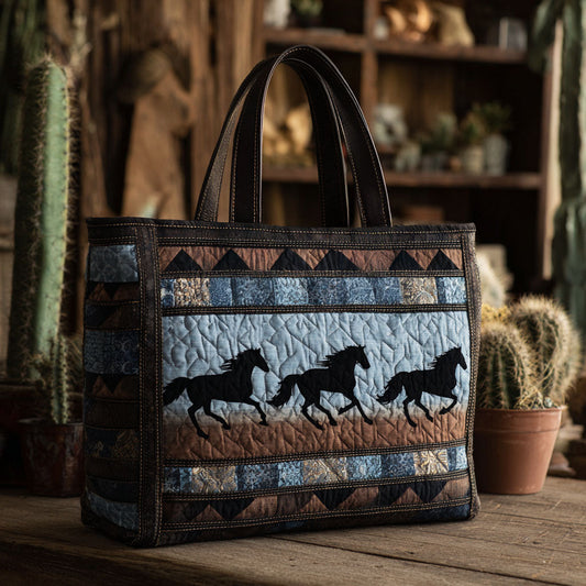 Rodeo Dust Quilted Tote Bag NCU0PT8593
