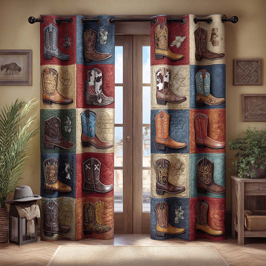Rodeo Gear Display Quilted Curtains NCU0XD2141