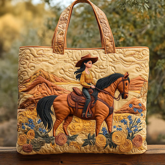 Rodeo Rose Quilted Tote Bag NCU0DV7014