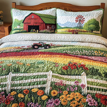 Rolling Acres 3-Piece Quilted Bedding Set NCU0PT6570