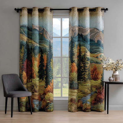 Rolling Hill Quilted Curtains NCU0NT11278