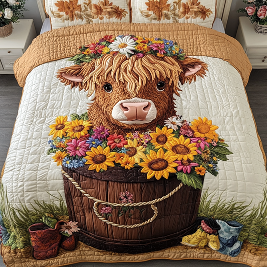 Rolling Hills 3-Piece Quilted Bedding Set NCU0DK7011