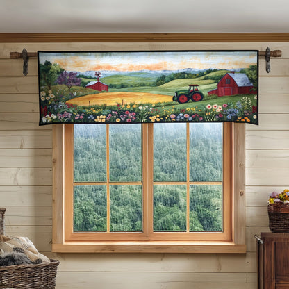 Rolling Hills Farm Quilted Valance NCU0PT6002