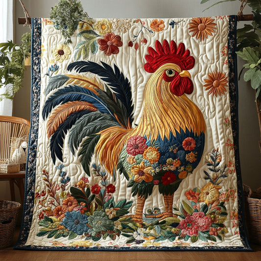 Roosting Beauty Quilted Blanket NCU0PT5368