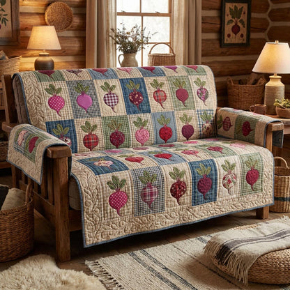 Root Harvest Quilted Sofa Cover NCU0DV9326