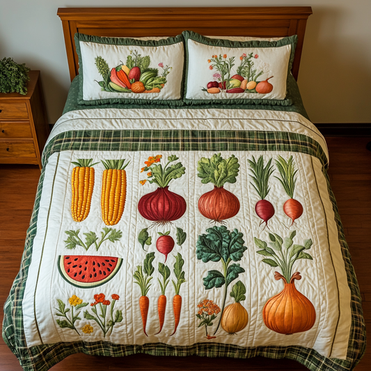 Root Revival 3-Piece Quilted Bedding Set NCU0VH3545