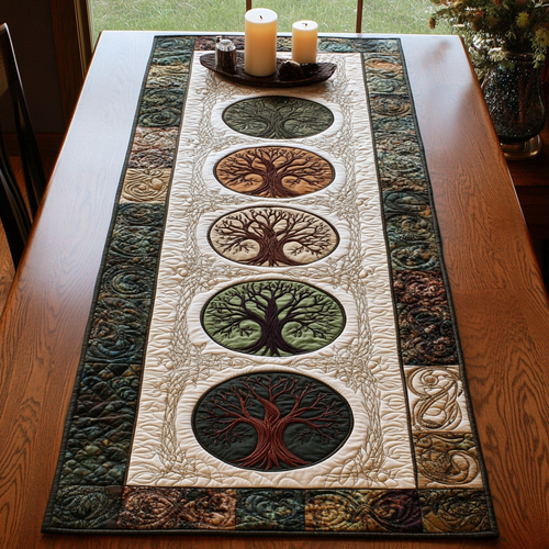 Rooted Beauty Quilted Table Runner NCU0VH5475