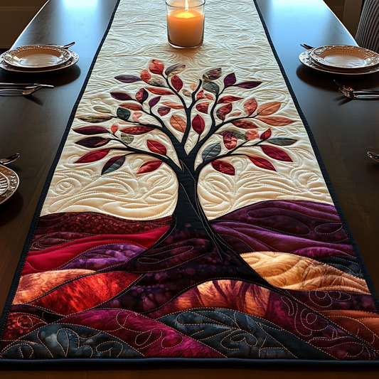 Rooted Beauty Quilted Table Runner NCU0VH978