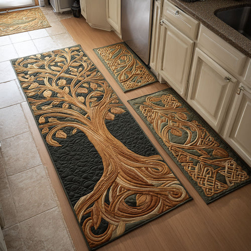 Rooted Glow Kitchen Area Rug NCU0DK11682