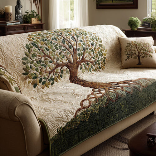 Rooted Glow Quilted Sofa Cover NCU0DK11655