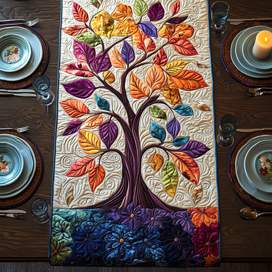 Rooted Light Quilted Table Runner NCU0DV6182