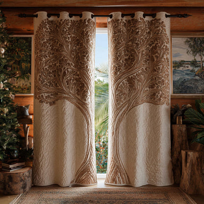 Rooted Spirit Quilted Curtains NCU0DV8667