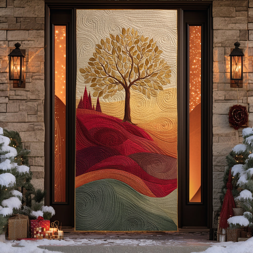 Rooted Spirit Quilted Door Cover NCU0DV8405