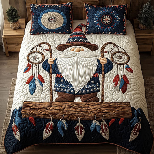 Rooted Wanderer 3-Piece Quilted Bedding Set NCU0PT2772