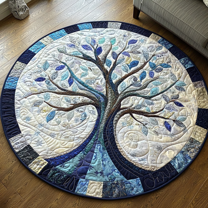 Rooted Wisdom Quilted Round Mat NCU0DV6207