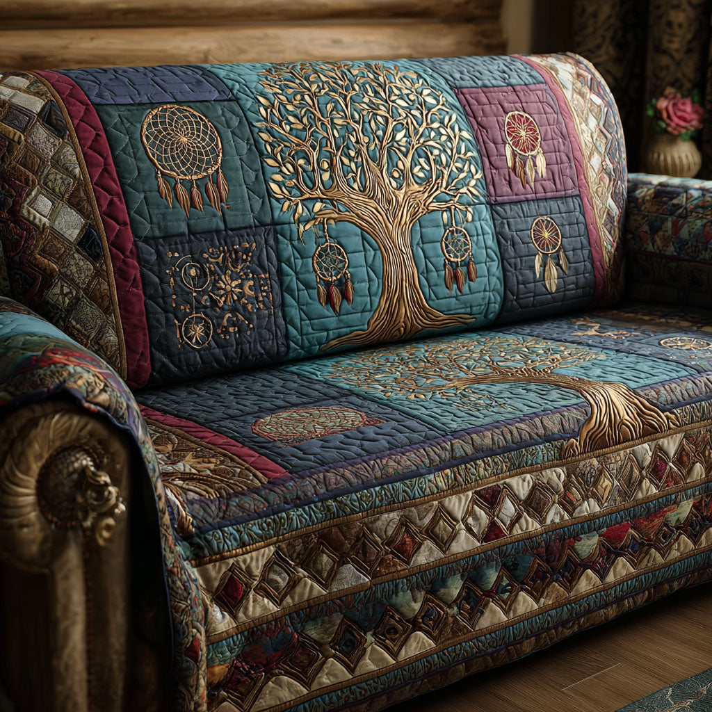 Rooted in Grace Quilted Sofa Cover NCU0PT11300