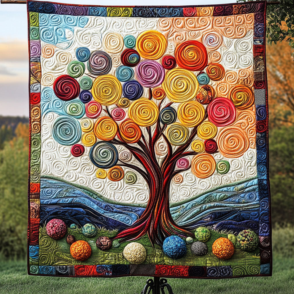 Roots of Eternity Quilted Blanket NCU0NT2815