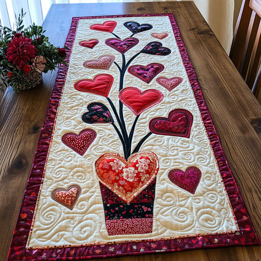 Roots of Romance Quilted Table Runner NCU0PT3168
