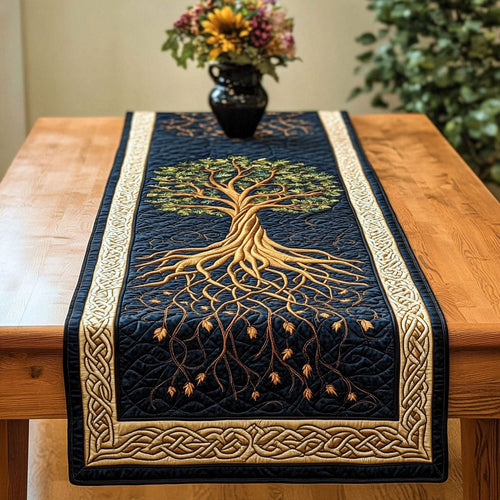 Roots of Serenity Quilted Table Runner NCU0PT3429