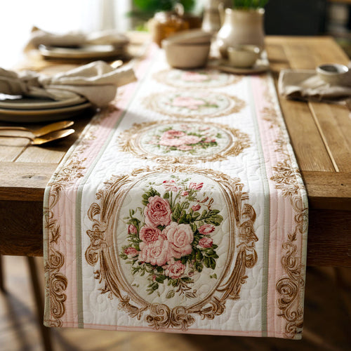 Rose Manor Quilted Table Runner NCU0TV1540