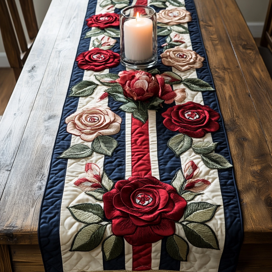 Rose Union Quilted Table Runner NCU0VH4771