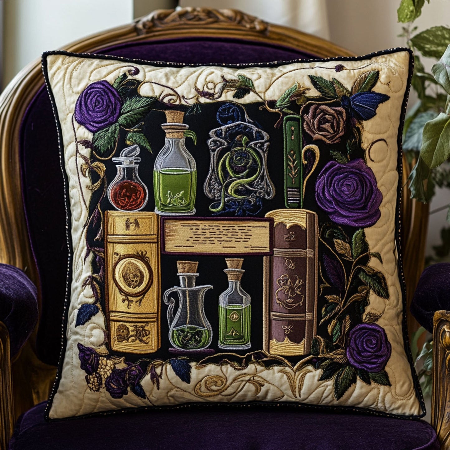 Rosebound Tales Quilted Pillow Case NCU0PT5618