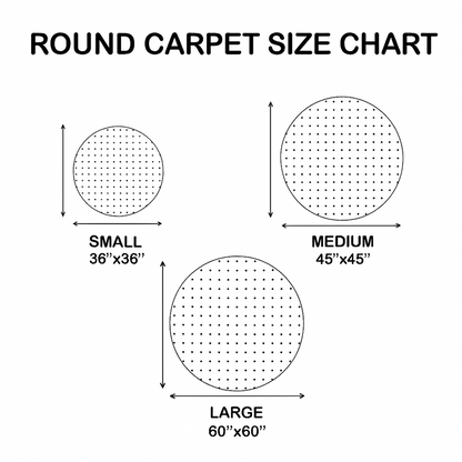 Easter Bunny Round Carpet NCU0NT12196