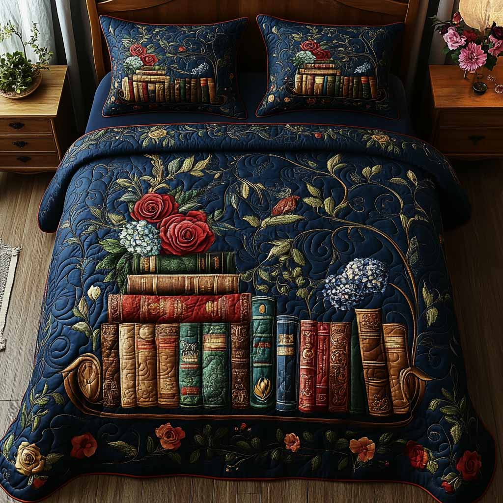Royal Anthology 3-Piece Quilted Bedding Set NCU0XD2623