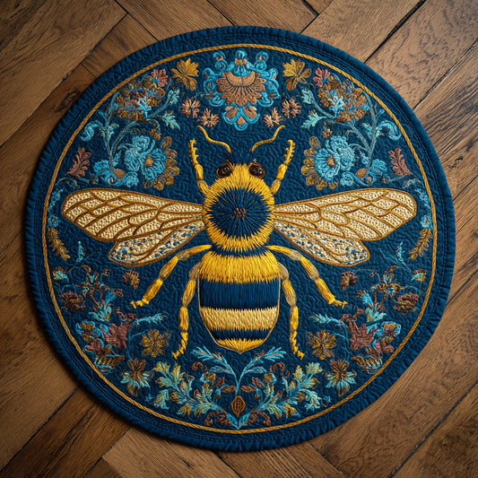Royal Bee Quilted Round Mat NCU0HH016