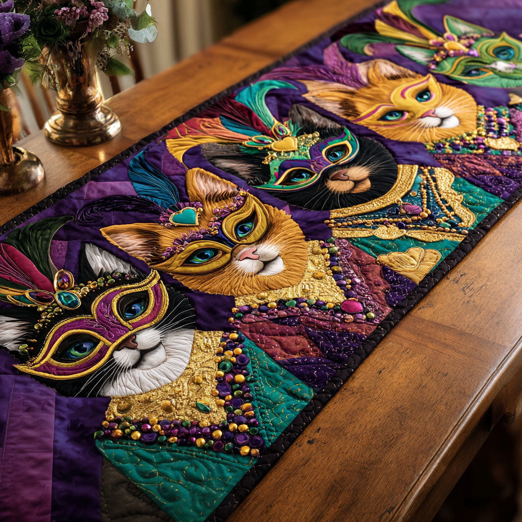 Royal Cat Quilted Table Runner NCU0NT11813