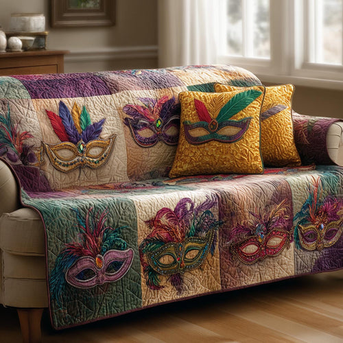 Royal Colors Quilted Sofa Cover NCU0DV9170