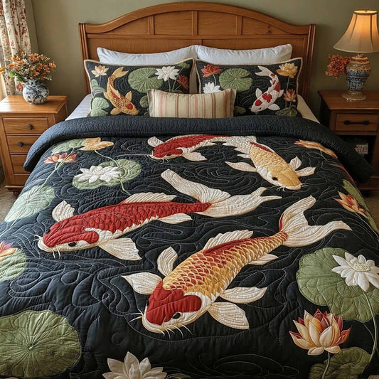 Royal Current 3-Piece Quilted Bedding Set NCU0XD2636