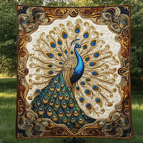 Royal Feathers Quilted Blanket NCU0NT3886