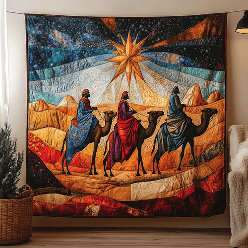 Journey of the Magi Quilted Blanket NCU0TH1987