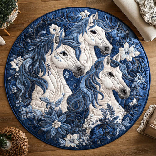 Royal Herd Charm Quilted Round Mat NCU0XD252