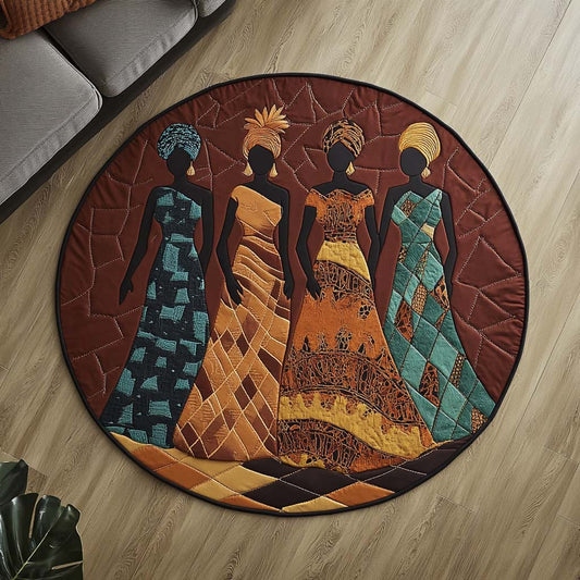 Royal Heritage Quilted Round Mat NCU0NT8238