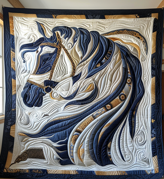 Ethereal Steed Quilted Blanket NCU0DK529