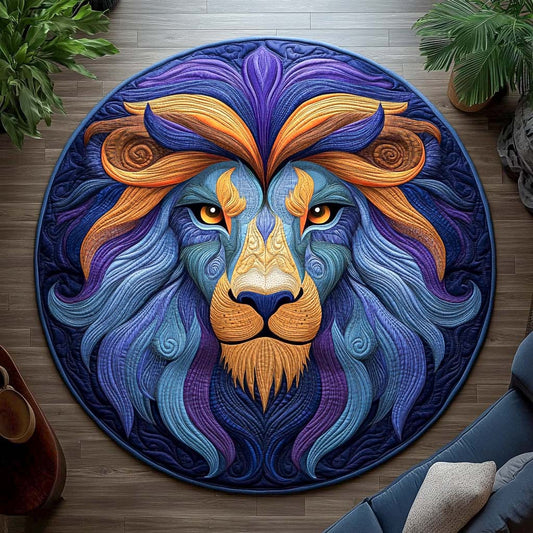 Royal Leo Round Quilted Round Mat NCU0XD333