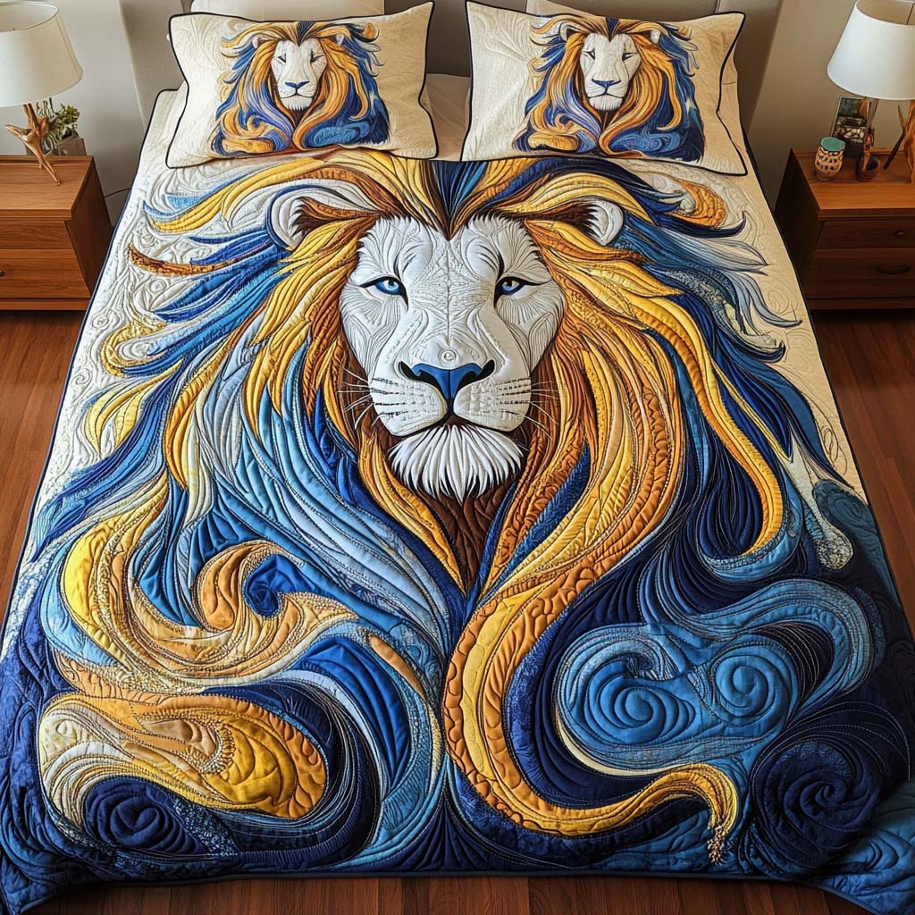 Royal Majesty 3-Piece Quilted Bedding Set NCU0NT2416