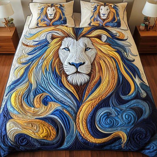 Royal Majesty 3-Piece Quilted Bedding Set NCU0NT2416