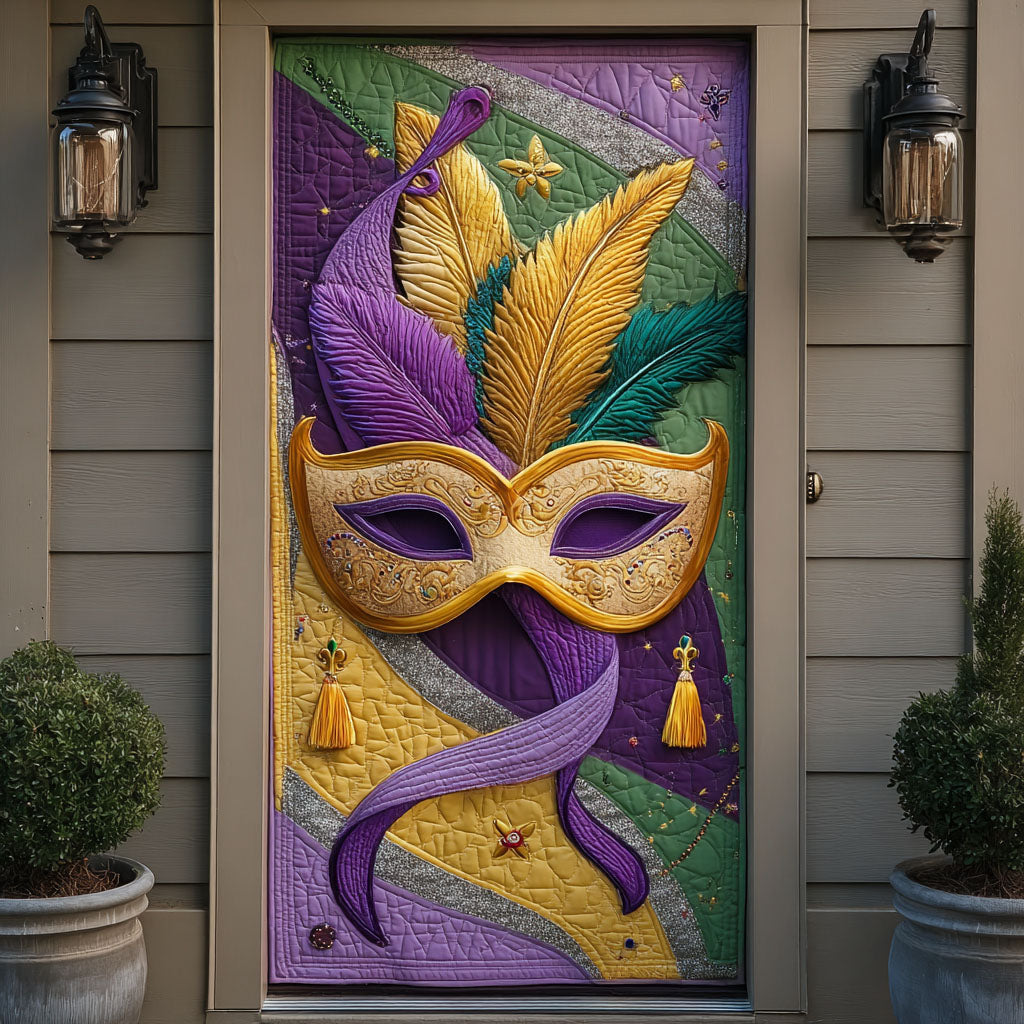Royal Masque Quilted Door Cover NCU0PT11072