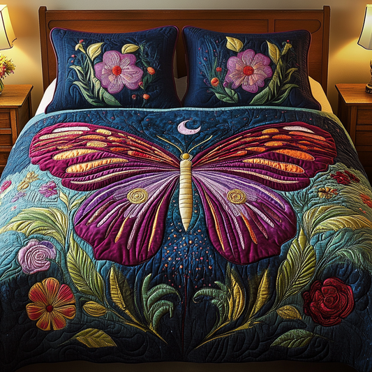 Royal Monarch 3-Piece Quilted Bedding Set NCU0VH2068