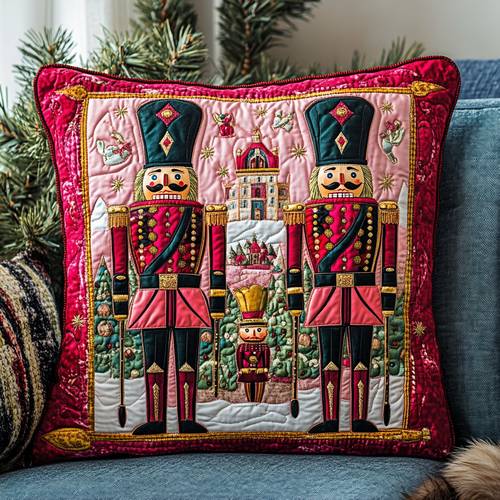 Royal Nutcracker Quilted Pillow Case NCU0TL1619