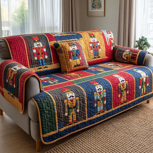 Royal Nutcracker Quilted Sofa Cover NCU0XD742