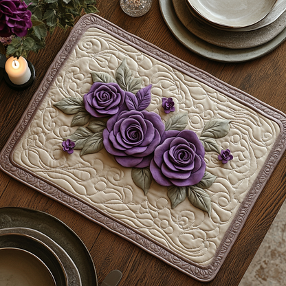 Royal Petals Quilted Place Mat NCU0DV3803