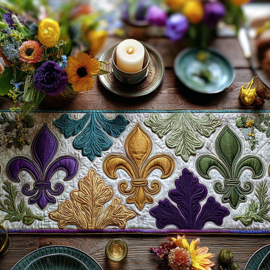 Royal Revelry Quilted Table Runner NCU0PT11106