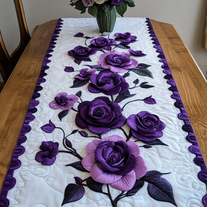 Royal Rose Quilted Table Runner NCU0VL1419