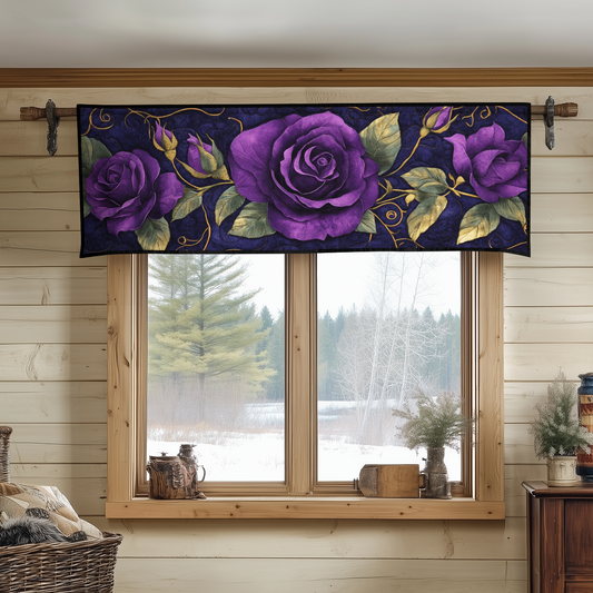 Royal Rose Quilted Valance NCU0VH3304
