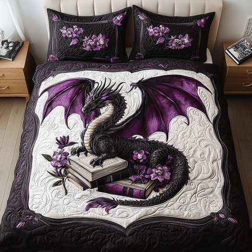 Royal Twilight 3-Piece Quilted Bedding Set NCU0NT3808