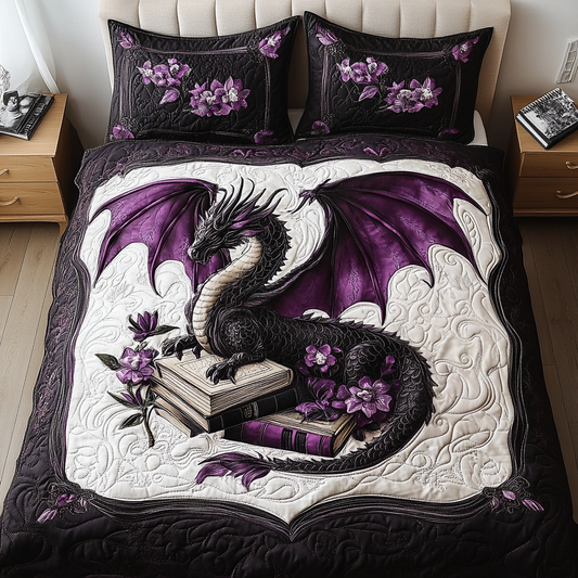 Royal Twilight 3-Piece Quilted Bedding Set NCU0NT3808
